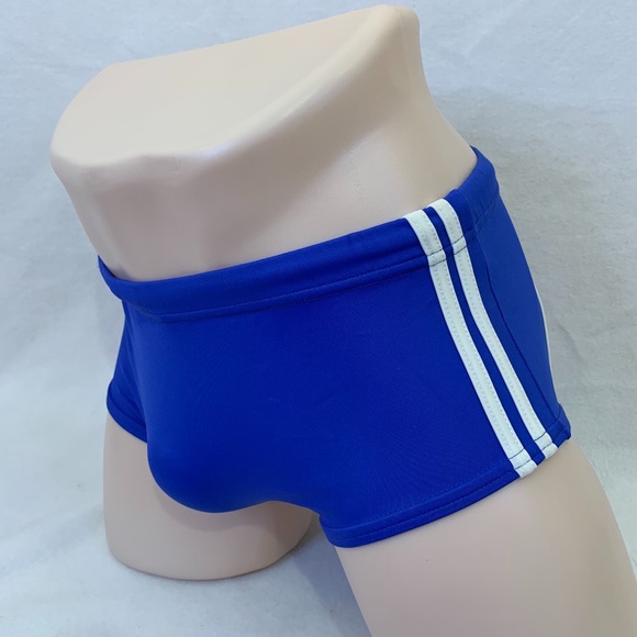 Miguels Square Cut Swim Briefs Small Nylon / spandex Unlined - Picture 2 of 3